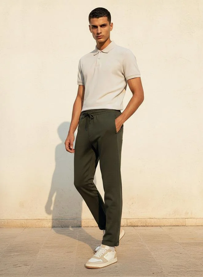 Splash FAV GREEN Men Slim Fit Joggers for Men | Best Price UAE