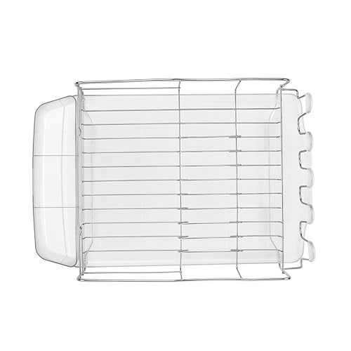 Polder Advantage 3-Piece Stainless Steel Dish Rack, Kitchen Organization and Storage, Dish Drying Rack for Kitchen Counter, 20.3" x 13.8" x 6.3" - Image 5