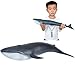 LOVNBHELP Simulated Big Ocean Animal Toys for Kids 18 inch Blue Whale Sea Animals Toy Large Size Marine Animal Figures Soft Filled Rubber Sea Educational Toys Whales - Image 2