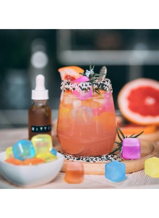 10 PCS Reusable Plastic Ice Cubes – BPA-Free Refreezable Non-Melting Ice Cubes for Drinks, Juice, Coffee & Cocktails – Multi-Color Fake Ice Cubes to Keep Beverages Cold Longer Without Water Dilution – Perfect for Home Parties, Travel Coolers & Daily Use - Image 2