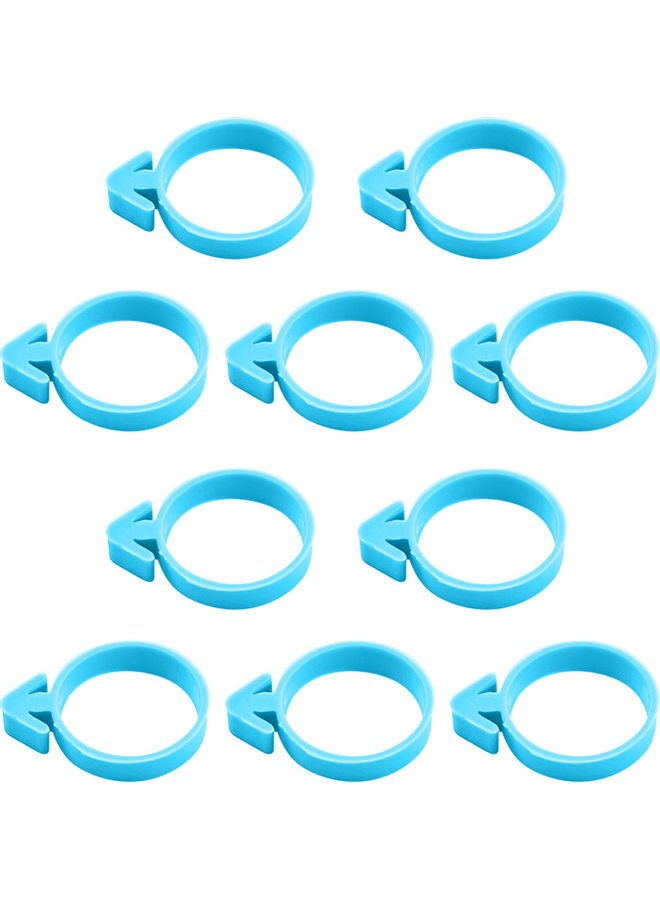 Loquat 10-Piece Icing Bag Ties Blue - Image 1