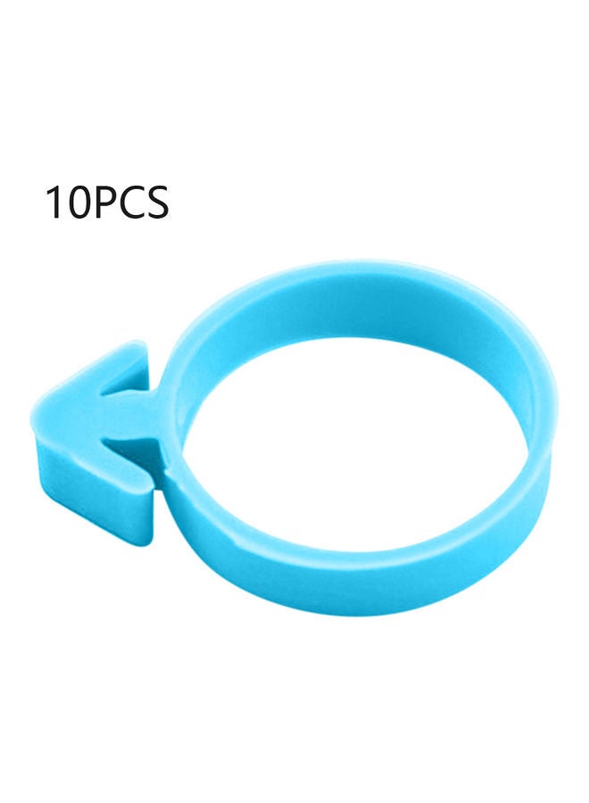 Loquat 10-Piece Icing Bag Ties Blue - Image 2