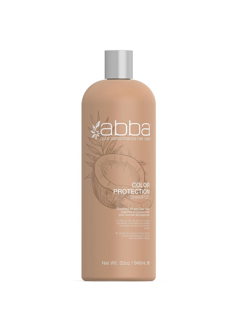 ABBA ABBA - Pure Color Protection Shampoo - Coconut Oil & Sage 