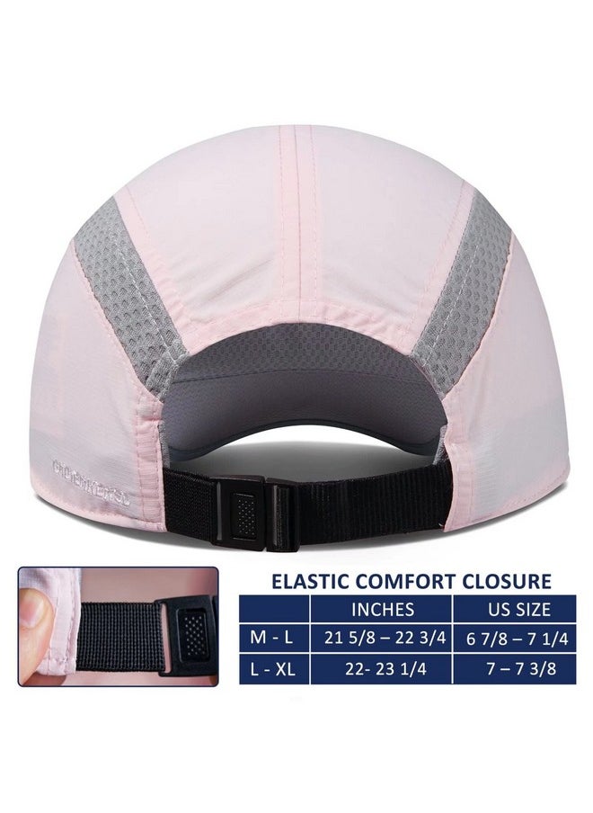 GADIEMKENSD - Womens Hats Baseball Cap Upf 50+ Sun Quick Dry Lightweight Breathable Trucker Hat Outdoor Hiking Fishing Run Golf Sports A Dad Mesh Hats Reflective Running Hat Ponytail For Women Pink Xl - Image 1