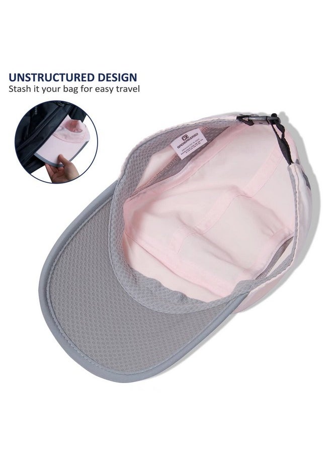 GADIEMKENSD - Womens Hats Baseball Cap Upf 50+ Sun Quick Dry Lightweight Breathable Trucker Hat Outdoor Hiking Fishing Run Golf Sports A Dad Mesh Hats Reflective Running Hat Ponytail For Women Pink Xl - Image 1