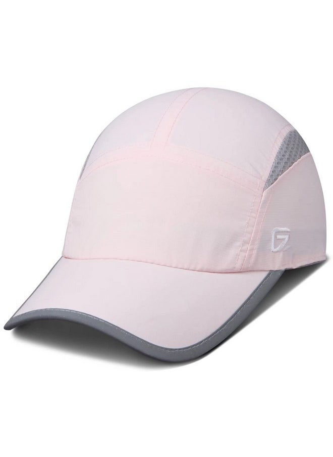 GADIEMKENSD - Womens Hats Baseball Cap Upf 50+ Sun Quick Dry Lightweight Breathable Trucker Hat Outdoor Hiking Fishing Run Golf Sports A Dad Mesh Hats Reflective Running Hat Ponytail For Women Pink Xl - Image 1