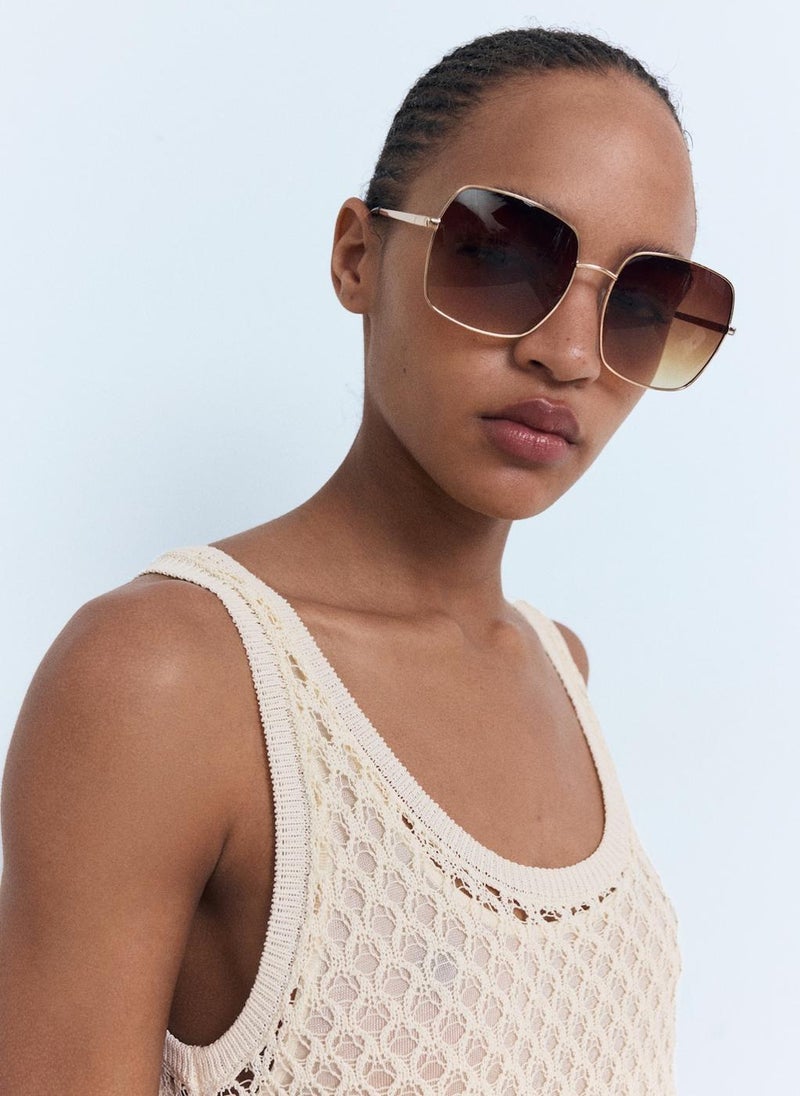 MANGO Straps Crochet Top  - Image 3