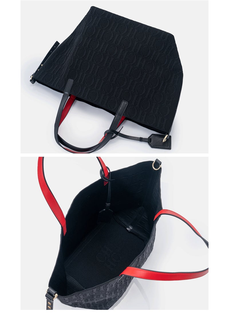 سي اتش سي اتش الفرنسية الخفيفة ترف يطير نسج حقيبة توت في واحد تشكيل لينة فو المسافر قدرة كبيرة كسول الشعور الرفيع المستوى - Image 4