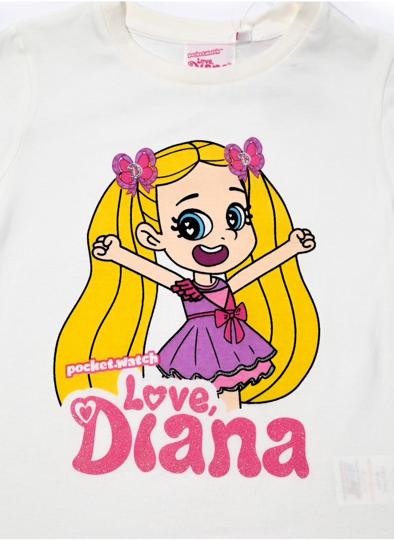 Love Diana - Girls  ‬‪Tshirt ‬ - pzsku/ZDC59529947F69B7DBDF9Z/45/_/1705584787/642fd4e9-ce3a-4b49-8fd2-17709b48345e