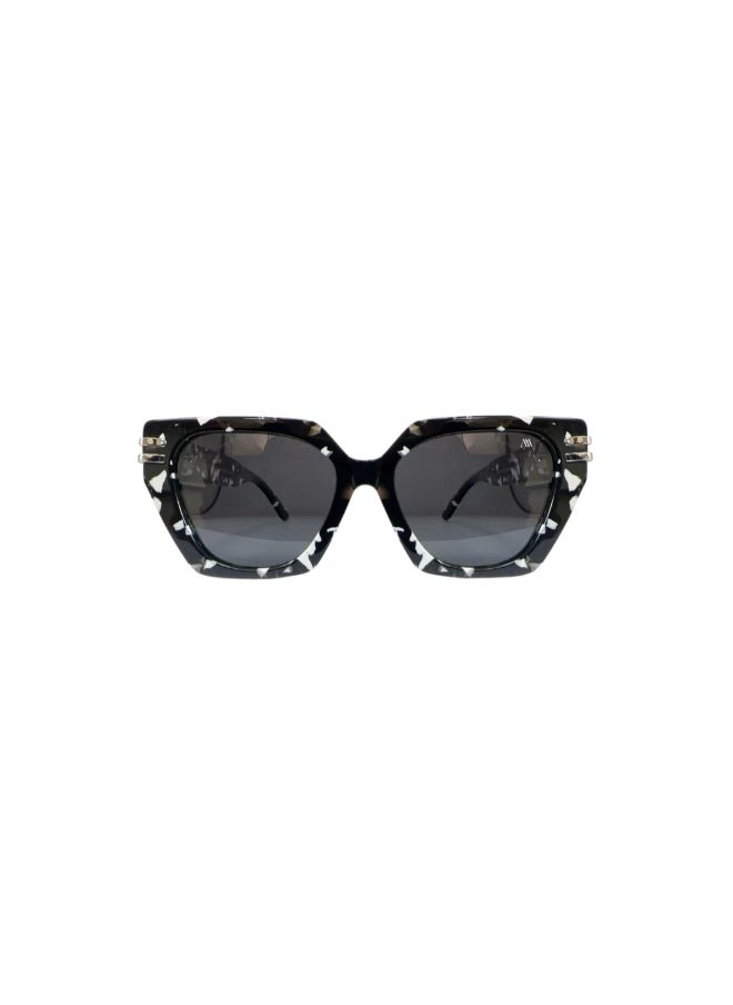 Kemet Eyewear Cat Eye Full Rim Women Venia Marble Dark Gray Lens  - Image 2
