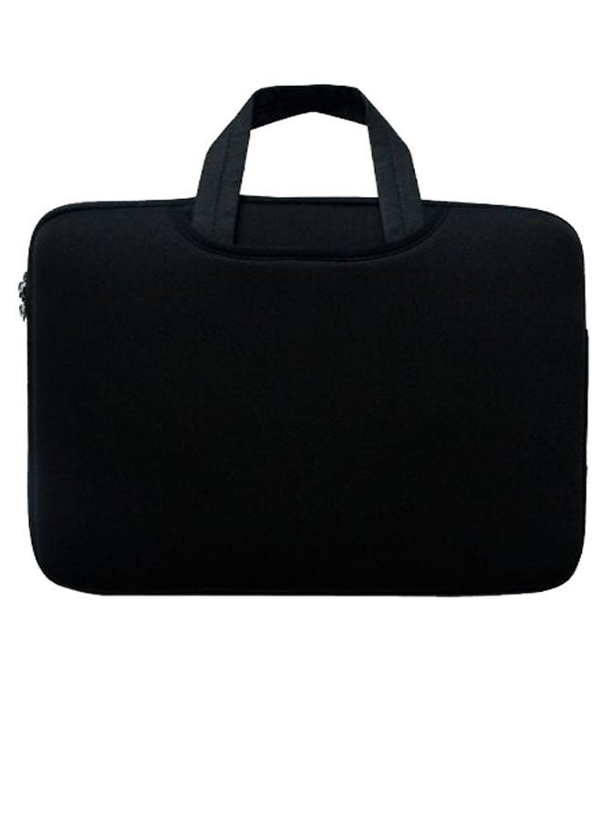 NIBEMINENT Portable Zipper Soft Sleeve Laptop Briefcase Black 
