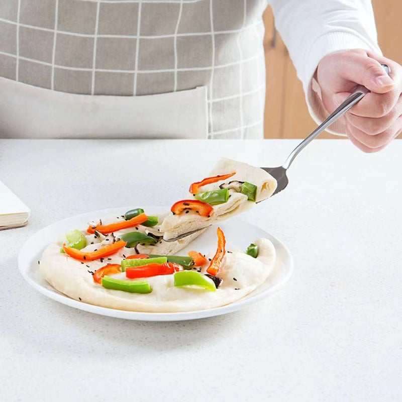 tiokin Cake Pie Servers Set,Stainless Steel Pizza Cake Slicer Server,Cake Cutter with Serrated Edges for Kitchens Restaurants Brithday Parties Set of 6 - Image 5