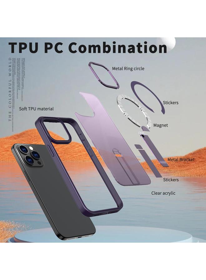 زبون جراب لهاتف iPhone 13 Pro Max Star Shine Series TPU + PC MagSafe مع حامل قابل للطي - Image 5