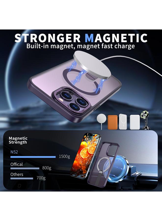 زبون جراب لهاتف iPhone 13 Pro Max Star Shine Series TPU + PC MagSafe مع حامل قابل للطي - Image 2