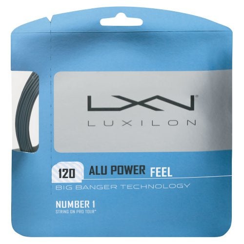luxilon WILSON Luxilon ALU Power 120 Tennis String - Set, Grey, 1.20mm - Image 2