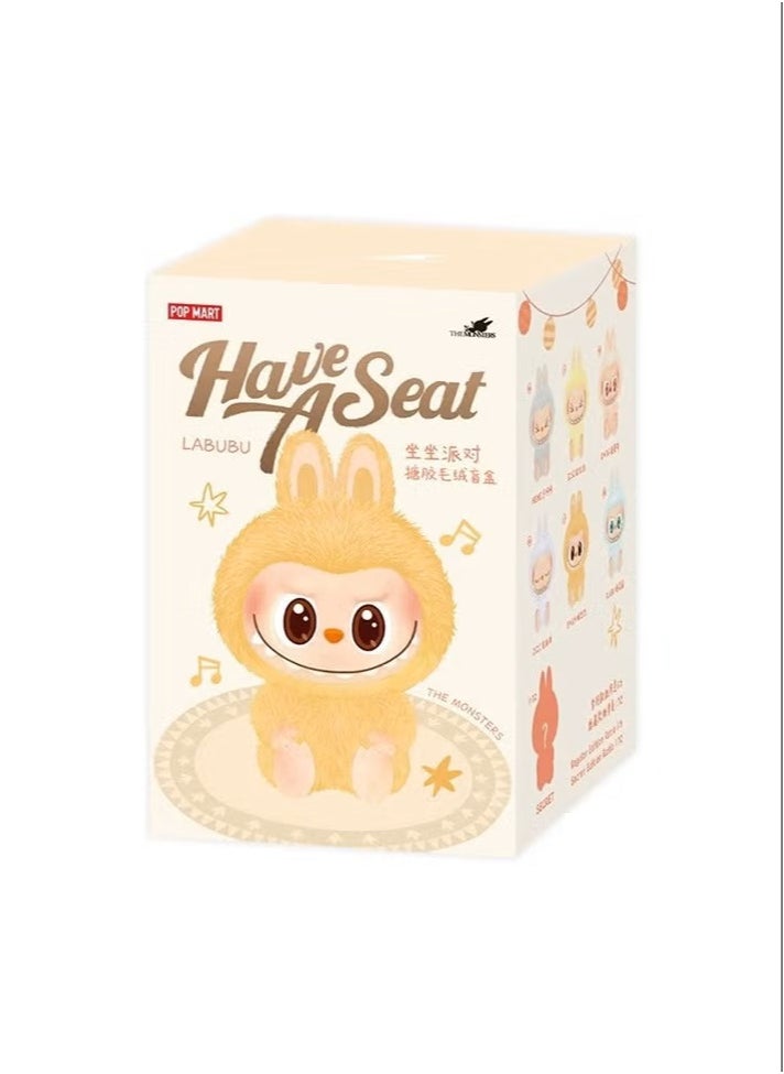 LABUBU Have A Seat Labubu Plush Toy Trending Random Blind Box  - Image 1
