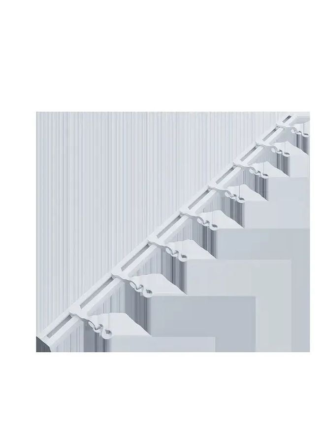 15.75 بوصة خطافات مسار منزلق لاصقة بدون حفر منظف باب الخزانة الثقيل - Image 5