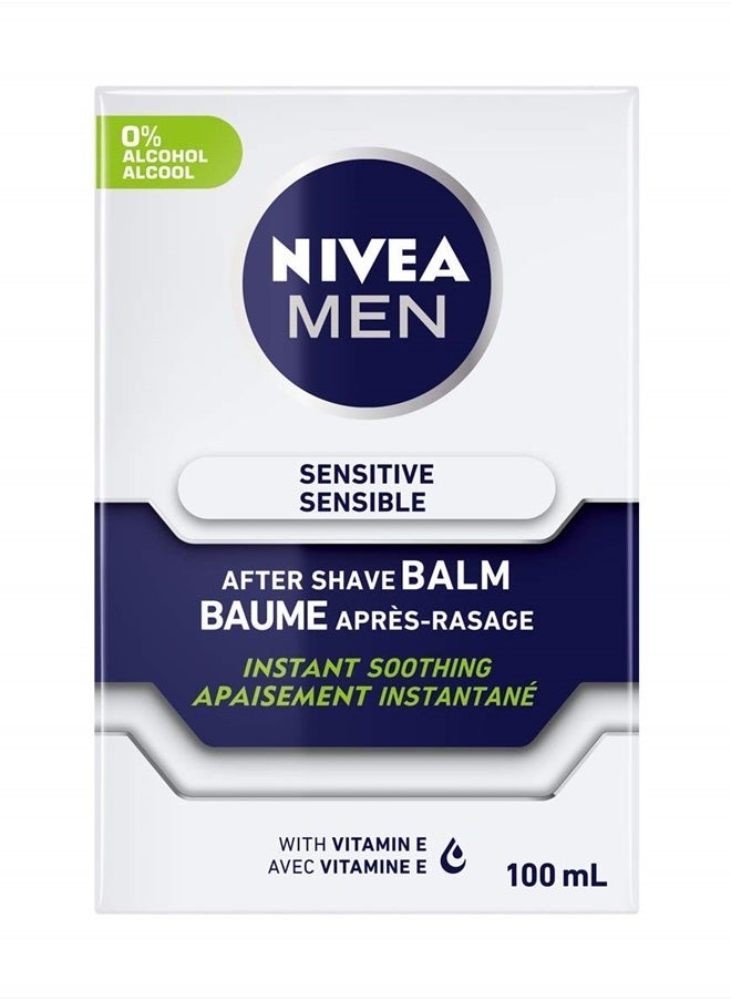 NIVEA MEN NIVEA FOR MEN Sensitive Post Shave Balm 3.30 oz (Pack of 2)  - Image 1