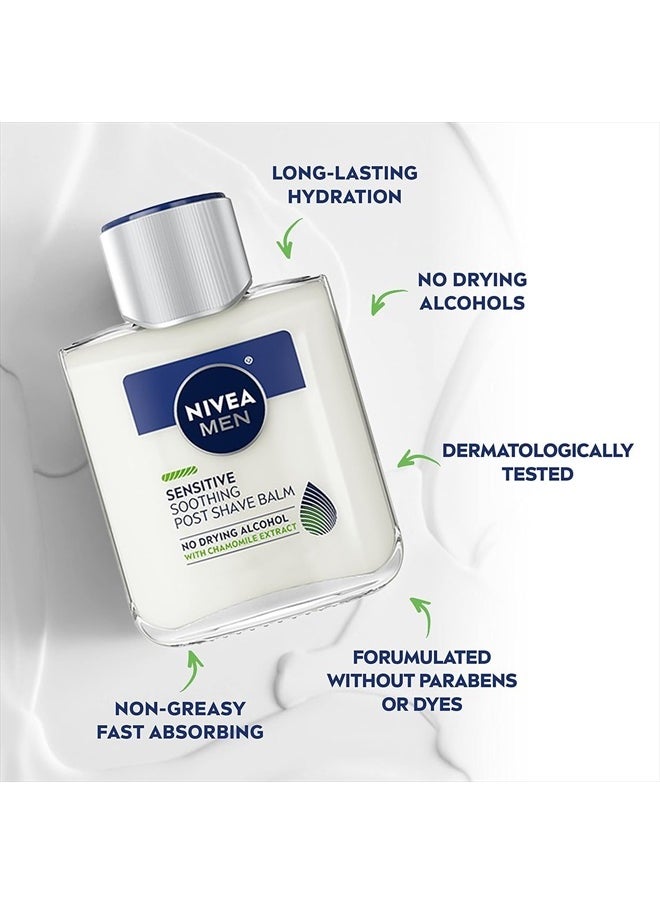 NIVEA MEN NIVEA FOR MEN Sensitive Post Shave Balm 3.30 oz (Pack of 2)  - Image 3