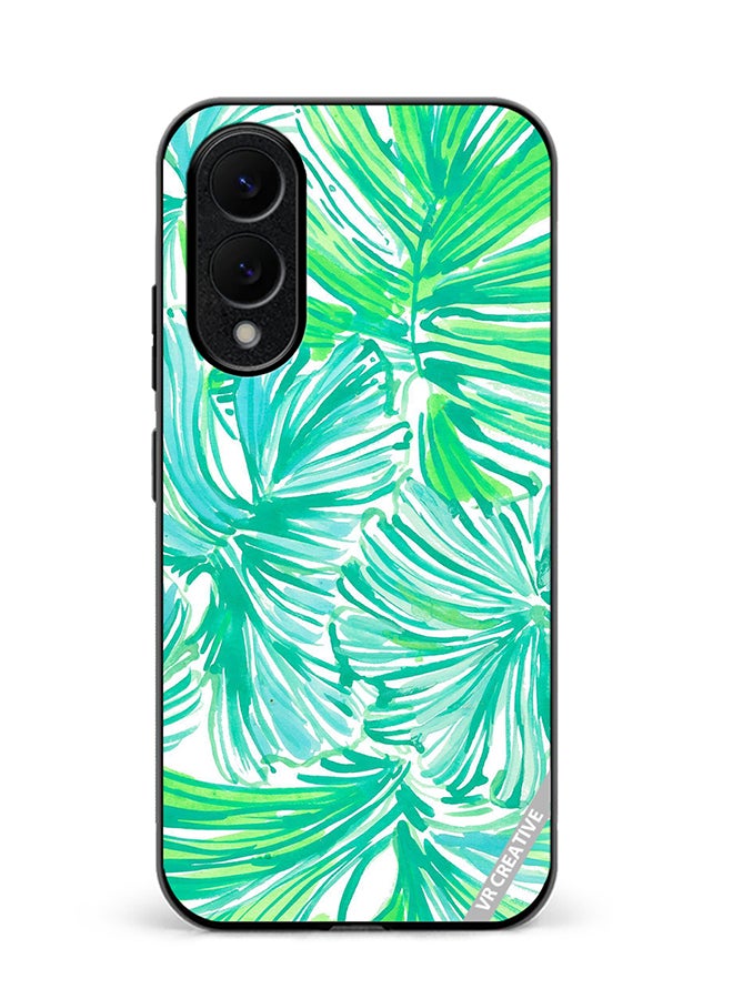 VR CREATIVE Protective Case Cover For Samsung Galaxy S25 Edge Summer Tropic Design Multicolour
