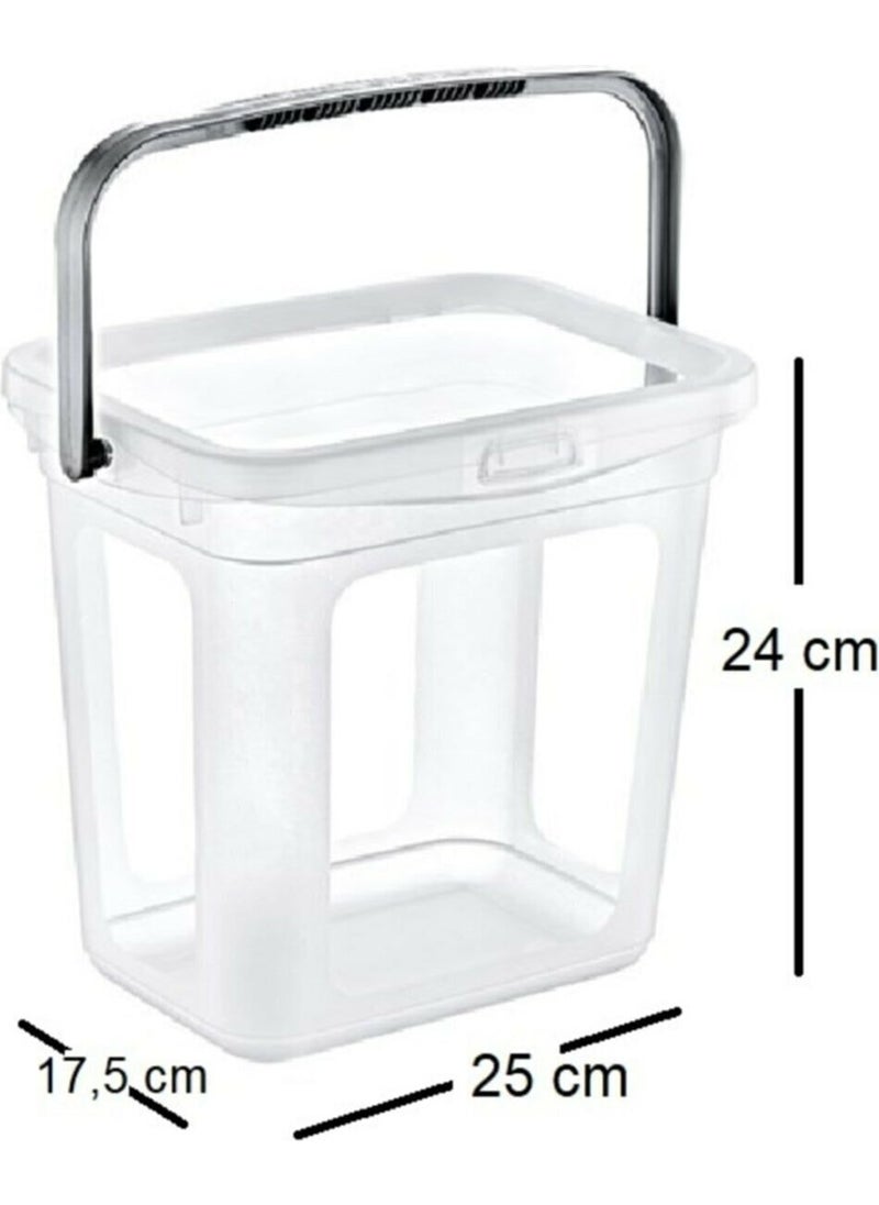 Flour and Pulses Food Container Multi-Purpose Detergent Storage Container with Lid and Handle 6 Lt - pzsku/ZDC59C53AA8896E0CB28BZ/45/_/1739896289/a937e8af-cd92-4264-9747-4cbe0a6ac25b