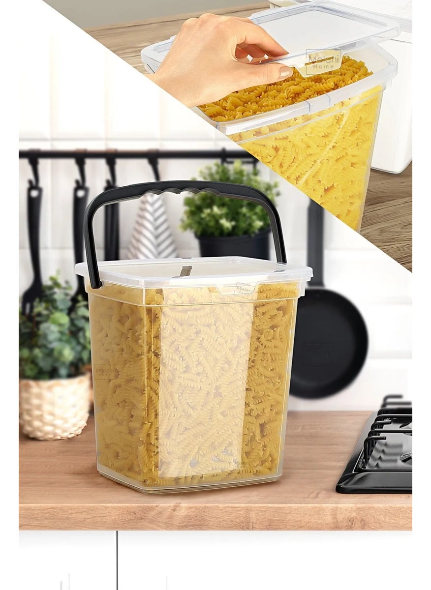 Flour and Pulses Food Container Multi-Purpose Detergent Storage Container with Lid and Handle 6 Lt - pzsku/ZDC59C53AA8896E0CB28BZ/45/_/1739896349/ca58e8a2-cf57-4fed-a81b-3804d48db1dd