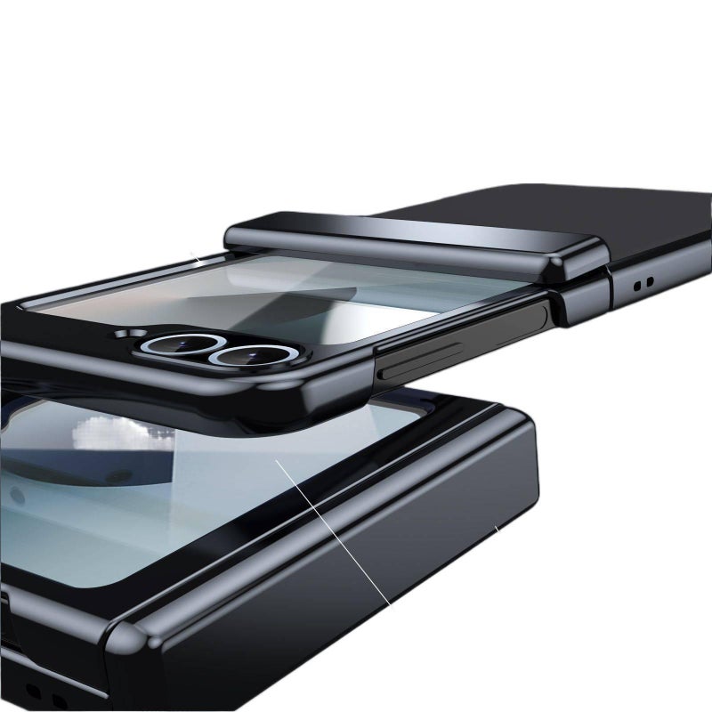 غطاء واقي | حماية من السقوط | مقاوم لبصمات الأصابع | أزرق | PC | مقاوم للصدمات لـ Samsung Galaxy Z Flip 5 - Image 5