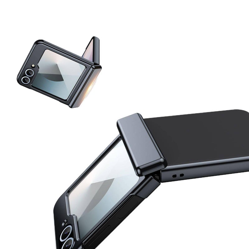غطاء واقي | حماية من السقوط | مقاوم لبصمات الأصابع | أزرق | PC | مقاوم للصدمات لـ Samsung Galaxy Z Flip 5 - Image 4