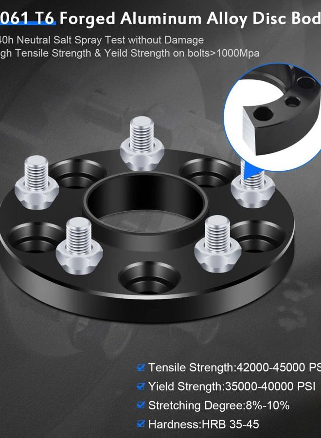ECCPP 4PCS 15mm 5 Lug 5x114.3mm Wheel spacers hubcentric 5x4.5 fit for 2006-2018 for Honda Civic 1997-2018 for Honda CR-V 2011-2016 for Honda CR-Z - Image 4