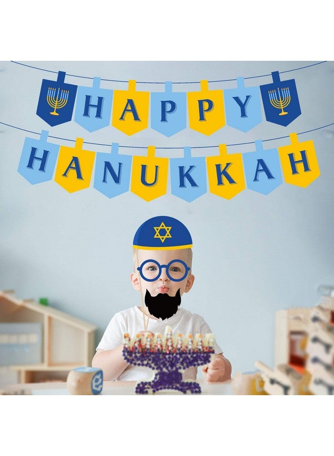 CupaPlay Hanukkah Banner with Candlestick for Party Decorations Party Supplies - Image 3