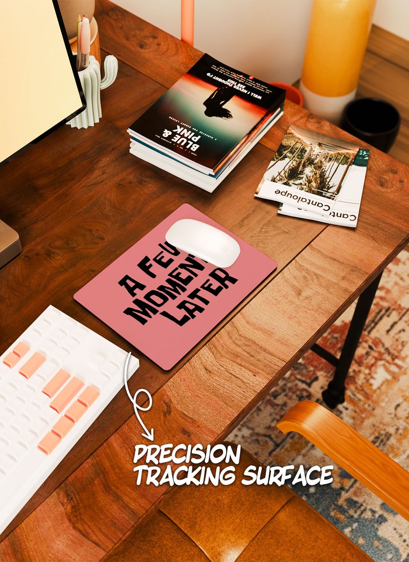 LOUD UNIVERSE Rectangular Desk Mouse Pad A Few Moments Later Printed Non-Slip Rubber Base Mouse Pad - Image 4