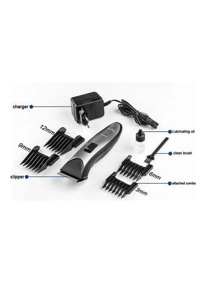 NIBEMINENT KM-3909 Professional Hair Trimmer Grey - Image 3