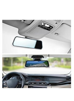 MOCOM 9.66 Inch Rearview Mirror Camera, Front and Rear Camera, 1080P Backup Camera, Touch Screen, Dual Front and Rear Cameras/Night Vision/Sensor  - Image 2