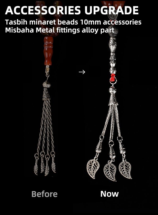 سوار تسبيح فريد من نوعه من العقيق الأحمر الطبيعي، 33 حبة، سبحة صلاة للمسلمين (10 مم × 33 حبة) - Image 5