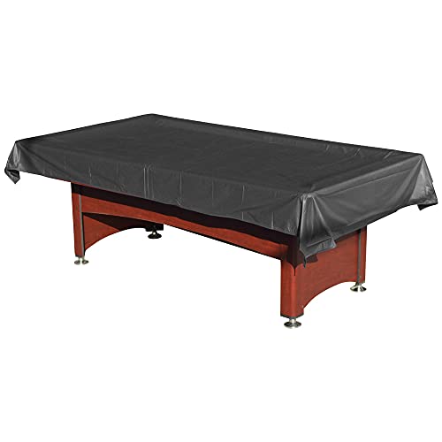 MoyanSuper Pool Table Cover PVC Waterproof Dustproof for 7/8/9 Ft Billiard/Pool Table ,Black,9 Feet - Image 1