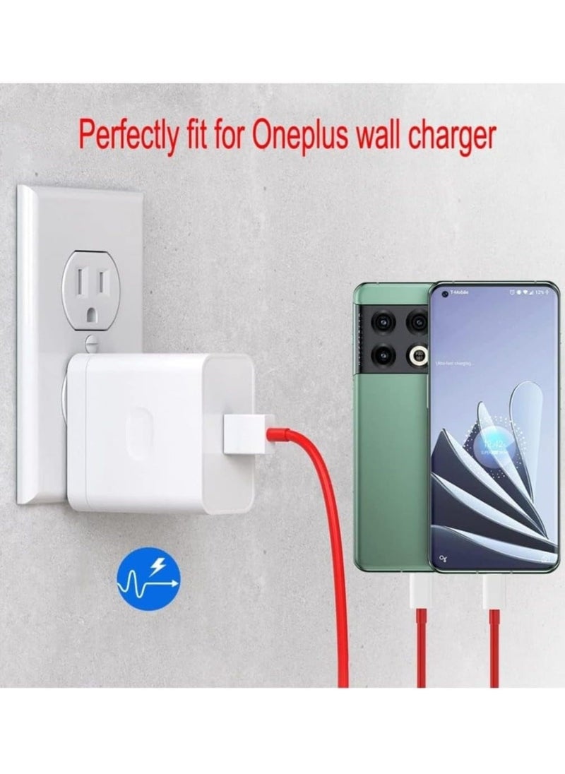 ELTRAZONE "Premium Red USB Type-C Cable – Fast Charging for OnePlus 7T, 8, 9, 10R, and More" - Image 4