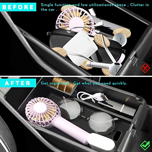 MARCHFA صينية تنظيم كونسول الوسط من MARCHFA متوافقة مع كيا سبورتاج هايبرد X PRO SX بريستيج 2023 2024 2025 - Image 2