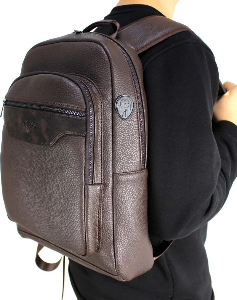 Derise Club Unisex Brown School and Backpack Bag with Laptop Compartment