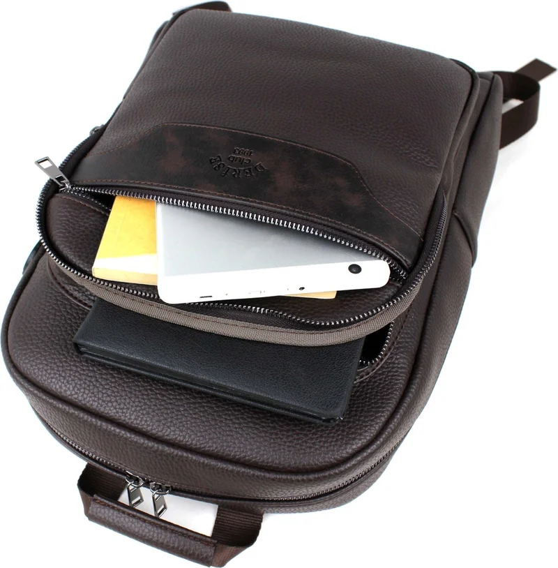 Derise Club Unisex Brown School and Backpack Bag with Laptop Compartment