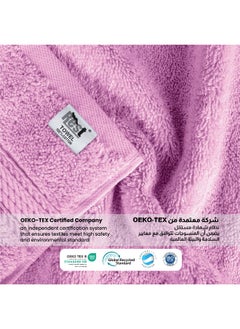 Rest Face Towel Set Of 4 Lavender Cotton Face Towel 30X30Cm , 12X12 Inch Luxury Face Cleansing Towel Soft Absorbent Lightweight Washable Quick Dry Spa Quality Beach Face Towel  - Image 4