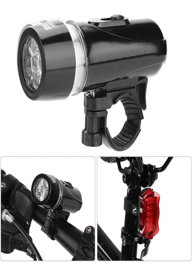 Chiffonade Headlight & Rear Taillight for Night Riding, Water Proof Cycling Safety Lights with ABS Housing - Fits 2.5-3.2cm Handlebar & 2.5cm Seatpost‌(Black) - Image 5