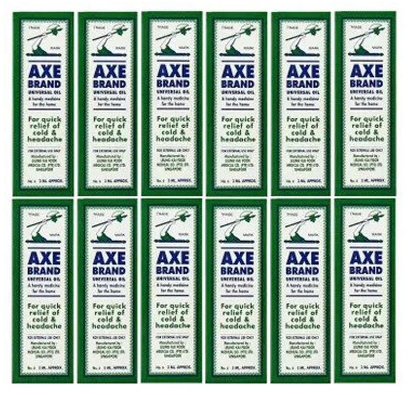 Axe Pack Of 12 Universal Oil For Quick Relief Of Cold And Headache - Image 1