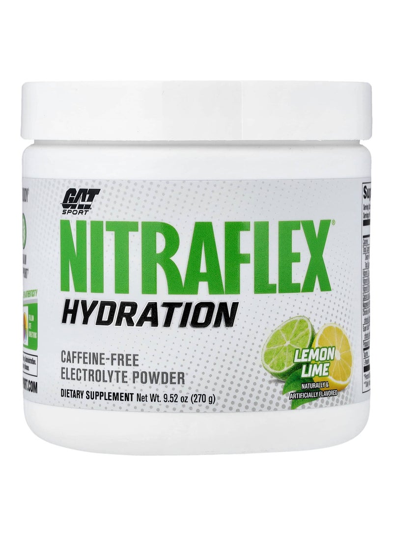 Sport, Nitraflex® Hydration, Lemon Lime, 9.52 oz (270 g)