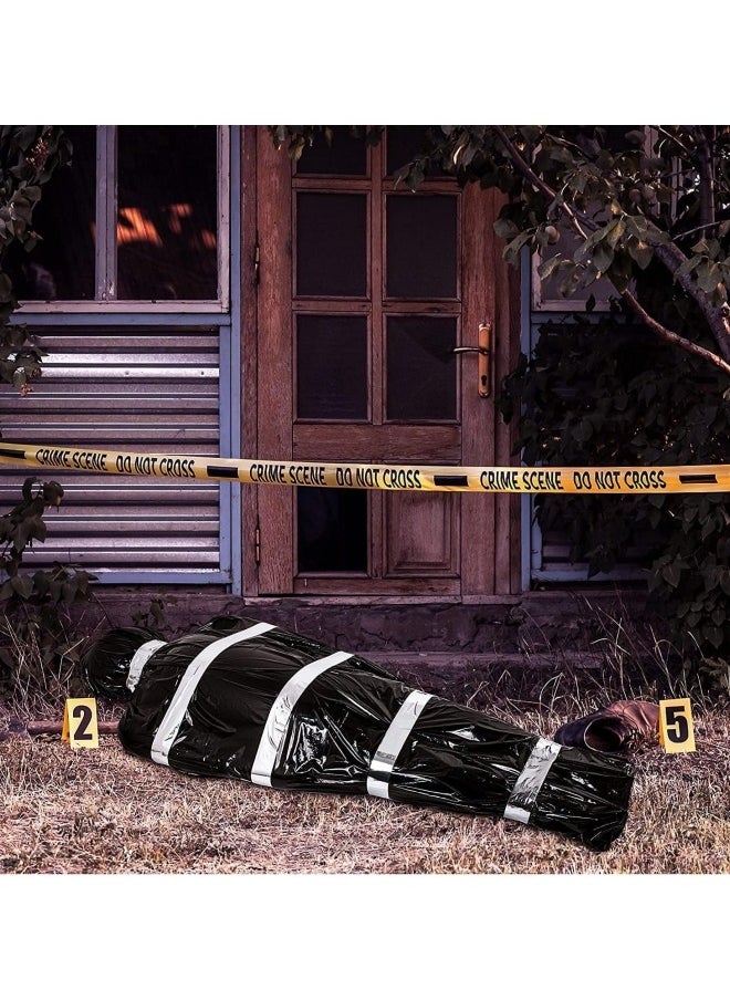 CCOVERY - Haunted House Decor for Garden Party Decoration Dead Victims Body Bag Prop 59inch Scary Fake Corpse Props Hanging Corpses Props with Inflatable Pump - Image 1