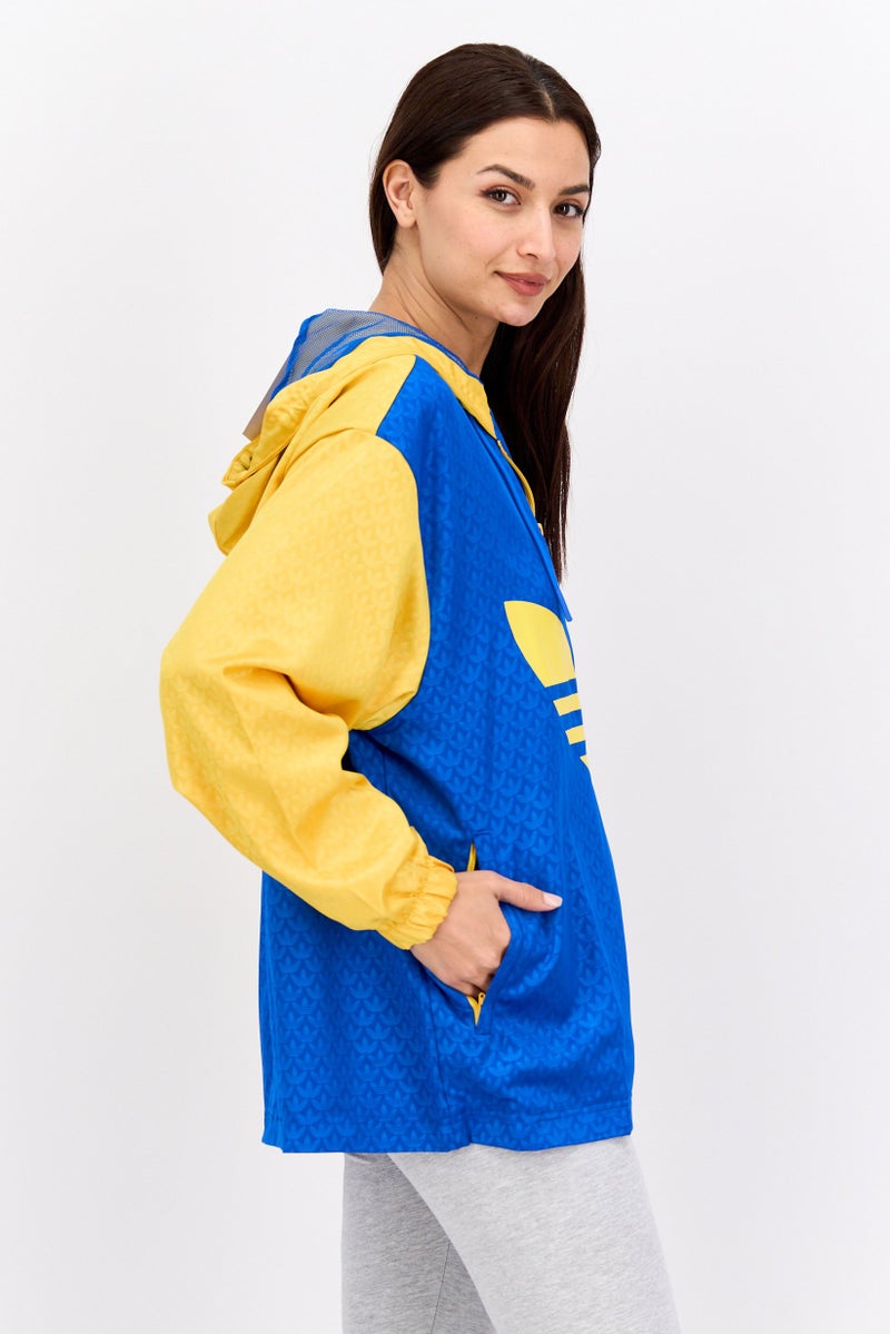 adidas Originals Women Sportswear Fit Long Sleeve Training Jacket, Blue  - Image 2