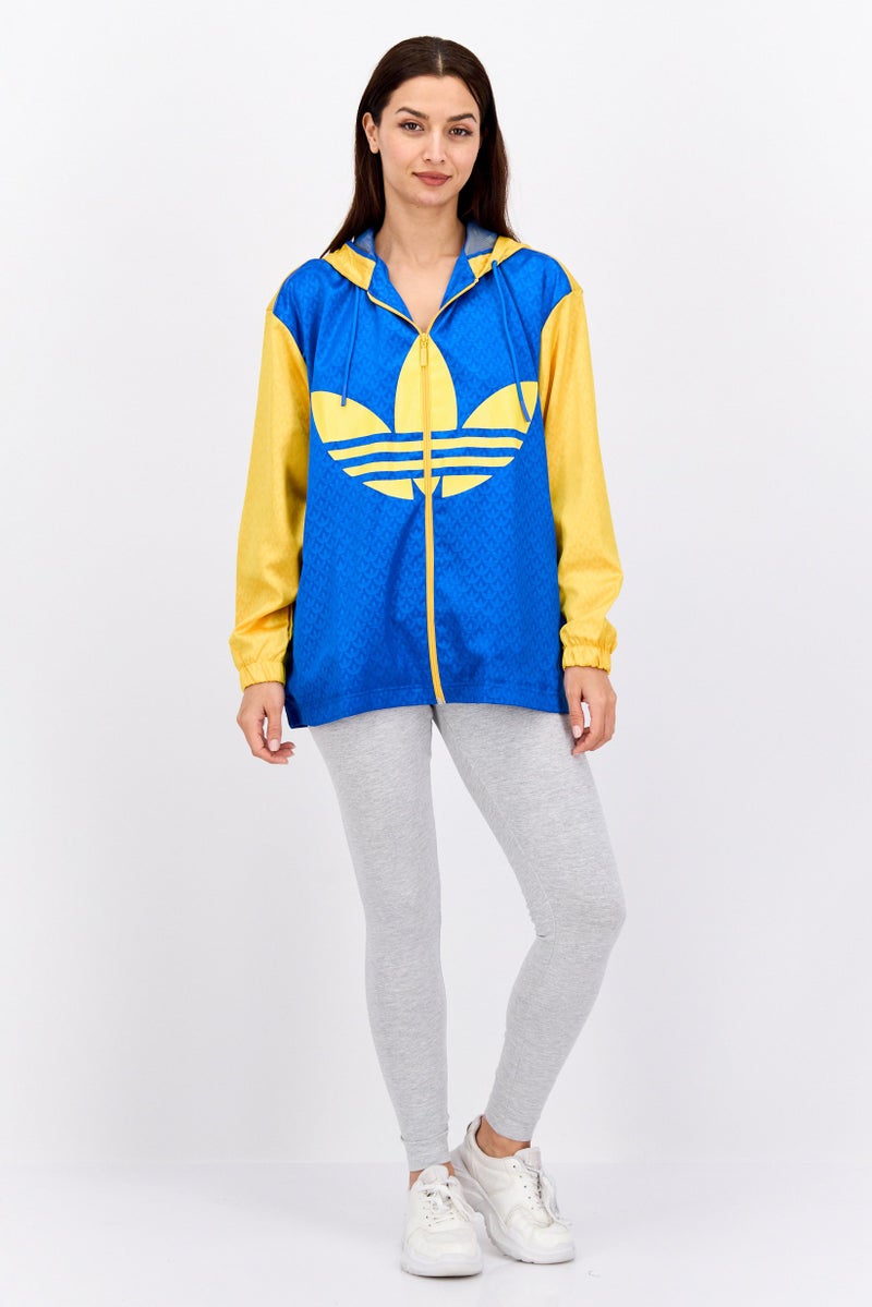 adidas Originals Women Sportswear Fit Long Sleeve Training Jacket, Blue  - Image 4