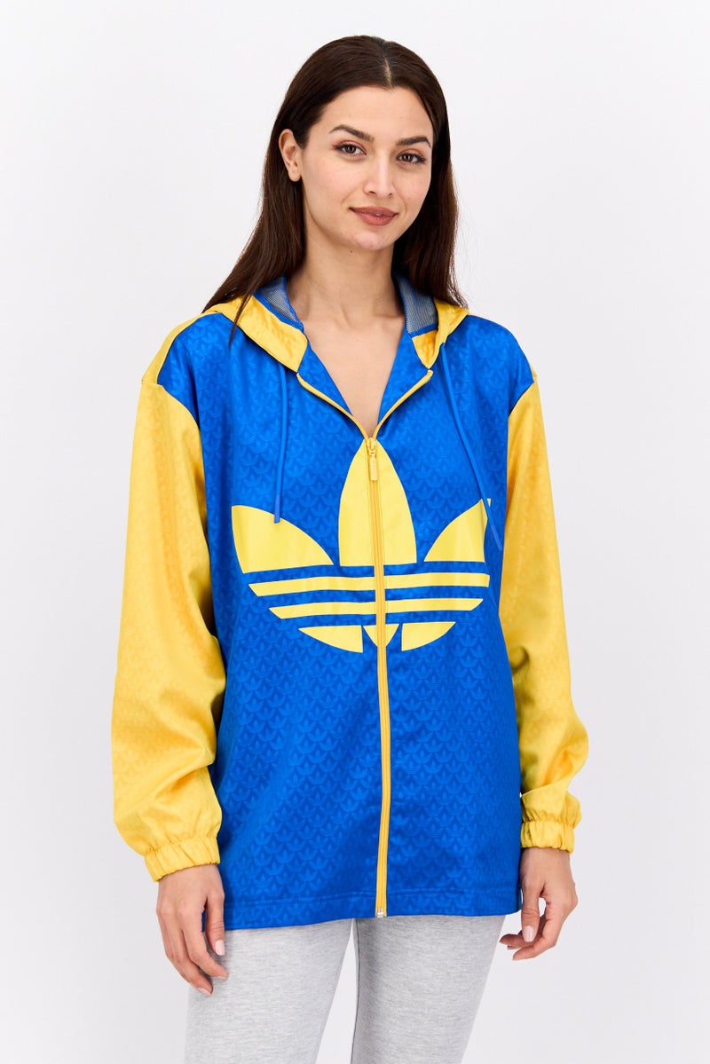 adidas Originals Women Sportswear Fit Long Sleeve Training Jacket, Blue  - Image 1