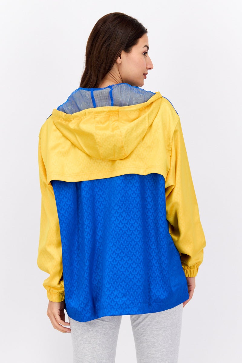 adidas Originals Women Sportswear Fit Long Sleeve Training Jacket, Blue  - Image 3