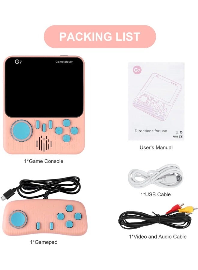 JAJEEK Portable Handheld Game Console with 666 Classic Retro Video Games, 3.5-Inch Screen, TV Connection, Two-Player Mode - Perfect Gift for Kids and Adults - Image 5