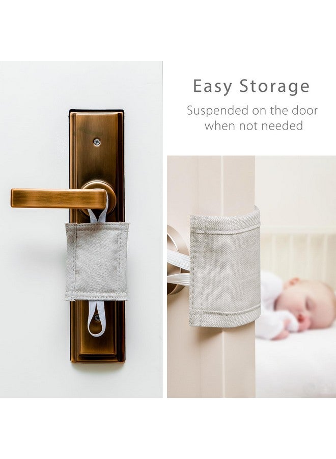 Leadiy Door Silencer, Padded Latch Cover for Baby, 3Pcs/Set Quiet Closer Cushion, 4 x 3 inches Light Sleepers Noise Reduced, Toddler Safety - Image 2
